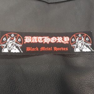 Метъл нашивка Bathory Black Metal Hordes - Hover Image