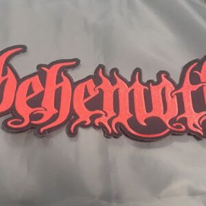 Голяма нашивка Behemoth за гръб на метъл елек