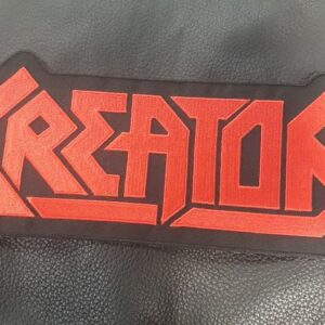 Рокерска нашивка за елек Kreator бродирано лого