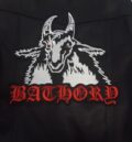 Метъл нашивка Bathory с козел за гръб на яке