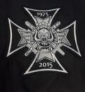 Рокерска нашивка за елек Motorhead железен кръст