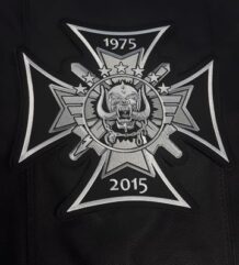 Рокерска нашивка за елек Motorhead железен кръст