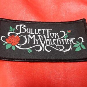 Метъл нашивка Bullet For My Valentine Rose Logo везана емблема за дрехи