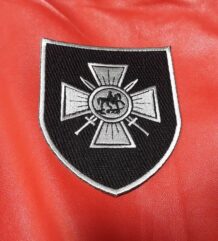 военна нашивка Кръст за храброст бродирана емблема