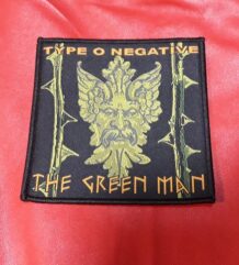 Бродирана метъл нашивка Type O Negative със зелено лого