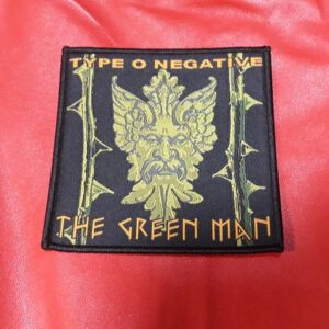 Бродирана метъл нашивка Type O Negative със зелено лого