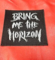 Изцяло избродирана метъл нашивка Bring Me The Horizon с логото на групата