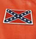 Рок нашивка Rebel Flag Конфедерация бродирано знаме за елек