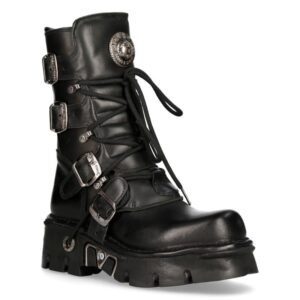 Стилни кубинки New Rock модел 373-S29 с цип - Hover Image