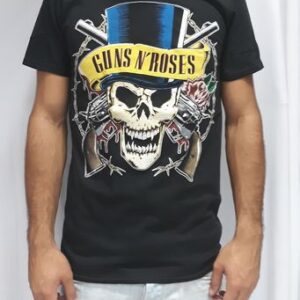 Супер тениска на Guns N' Roses с череп