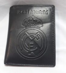 Черен кожен портфейл на Real Madrid