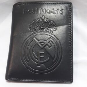 Черен кожен портфейл на Real Madrid
