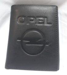 Прекрасен черен портфейл на Opel