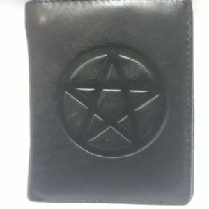 Качествен готик портфейл с щампа пентаграма