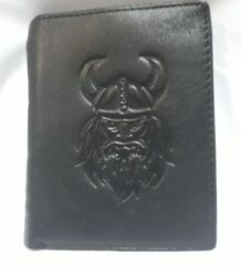 Черен мъжки портфейл с Викинг