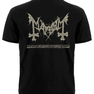 Метъл тениска Mayhem 'De Mysteriis Dom Sathanas Alive' - Hover Image