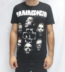 Тениска на Rammstein с главите на бандата