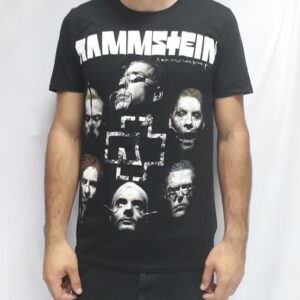 Тениска на Rammstein с главите на бандата