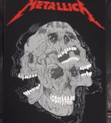 Голяма нашивка за гръб на Metallica бродирани черепи