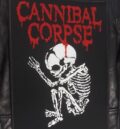 Голяма нашивка за гръб на Cannibal Corpse бродиран скелет