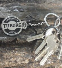 Стоманен ключодържател на Tuborg