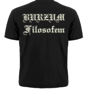 Метъл тениска Burzum Filosofem с двустранен ситопечат - Hover Image