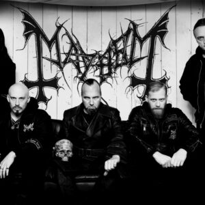 Плакат на блек метълите Mayhem