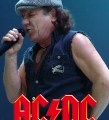 Плакат на AC/DC с Брайан Джонсон