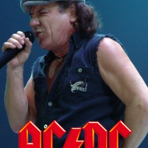 Плакат на AC/DC с Брайан Джонсон