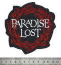 Голяма метъл нашивка Paradise Lost Gothic с червени бодли