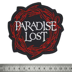 Голяма метъл нашивка Paradise Lost Gothic с червени бодли
