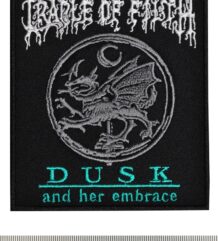 Бродирана метъл нашивка Cradle of Filth Dusk and Her Embrace с дракон