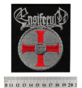 Метъл нашивка Ensiferum Shield Logo бродиран щит с лого