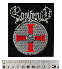 Метъл нашивка Ensiferum Shield Logo бродиран щит с лого