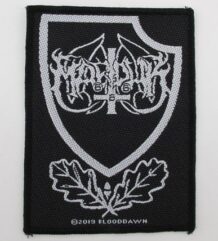 Оригинална метъл нашивка Marduk Panzer Division с щит и листа