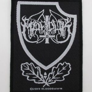 Оригинална метъл нашивка Marduk Panzer Division с щит и листа