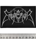 Бродирана метъл нашивка Emperor Logo в бяло и черно