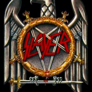 Плакат на Slayer с немския орел и надпис