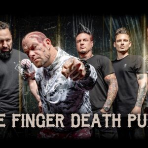 Плакат на Five Finger Death Punch с бандата