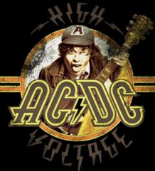 Плакат на AC/DC "High Voltage"