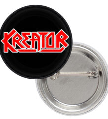 Страхотна малка значка на Kreator с надписа
