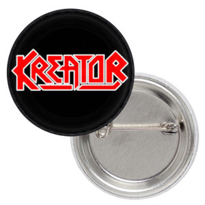 Страхотна малка значка на Kreator с надписа