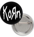 Значка на Korn с надписа, малък размер