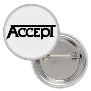 Значка на Accept с надписа, малък размер