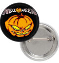 Метъл значка на бандата Helloween с тиквата