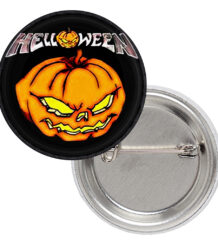 Метъл значка на бандата Helloween с тиквата
