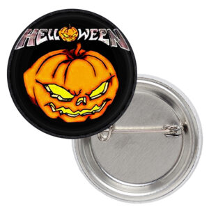 Метъл значка на бандата Helloween с тиквата
