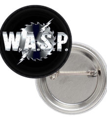 Малка значка на W.A.S.P. с логото на бандата