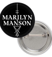 !!!Значка на Marylin Manson с новото лого