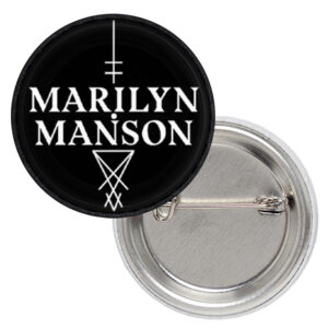 !!!Значка на Marylin Manson с новото лого